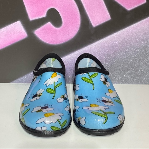 Sloggers Blue Bee Waterproof Clogs Made in USA - Picture 2 of 8